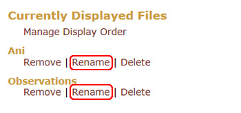 Rename